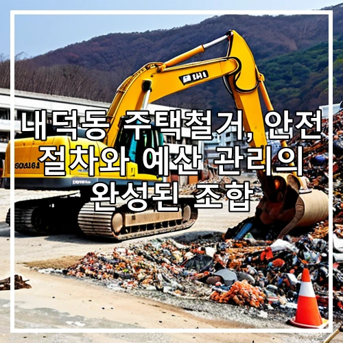 내덕동 주택철거, 안전 절차와 예산 관리의 완성된 조합